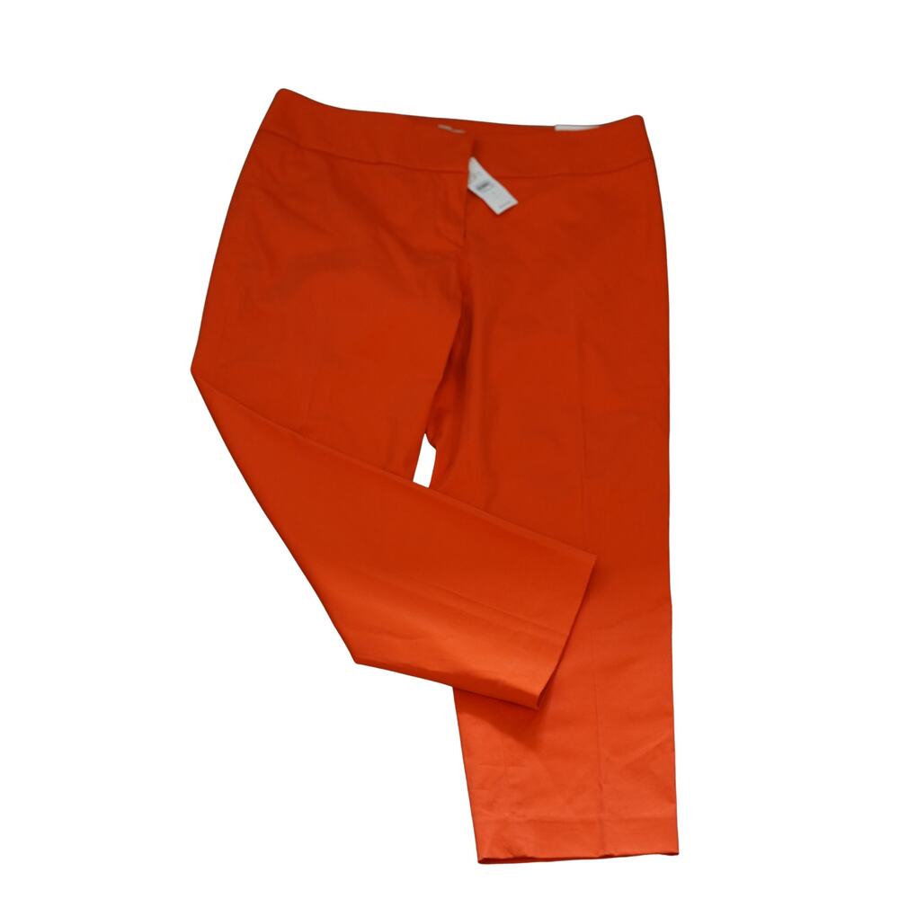 Loft Marisa Cropped Pants - Orange - Size 8 NWT